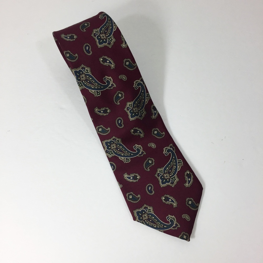 Christian Dior Silk Necktie Multi Color Paisley US